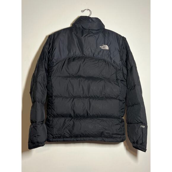 The North Face Women's Black Nuptse Retro Goose Down Quilted Jacket 700 Size M - Picture 6 of 8